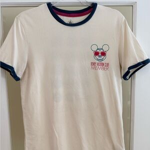 Disney Vacation Club T-Shirt with Blue Trim